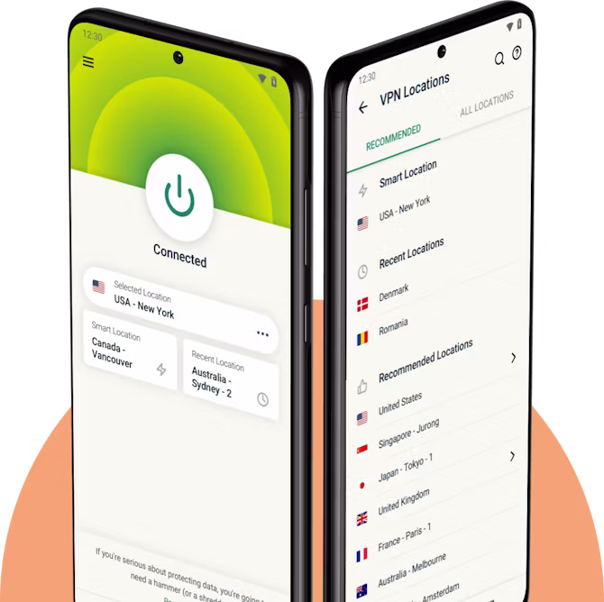 Android-Smartphones mit ExpressVPN