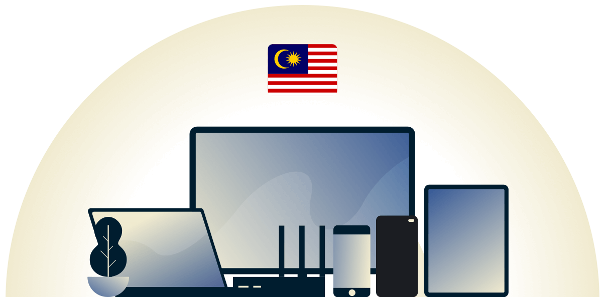 様々なデバイスを守るマレーシア対応VPN